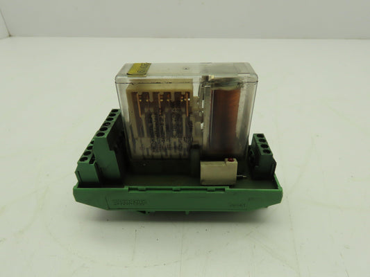 UM-HOZ 462/1-1-1-1-2-2/G24 Phoenix Relay Socket Base DIN Rail HOZ-462-1210 24VDC