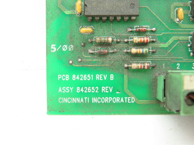 Cincinnati PCB 842652 REV B Circuit Board Card 842652
