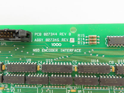 Cincinnati PCB 827344 REV B NSD Encoder Interface Circuit Board 827345