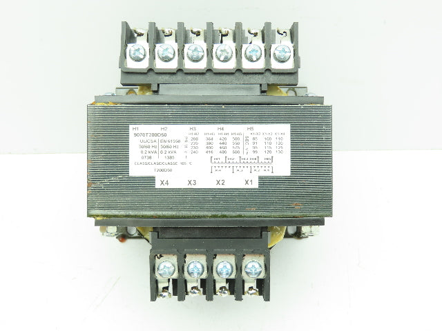Square D 9070T200D50 Control Transformer 0.2KVA 200VA Single Phase Type T