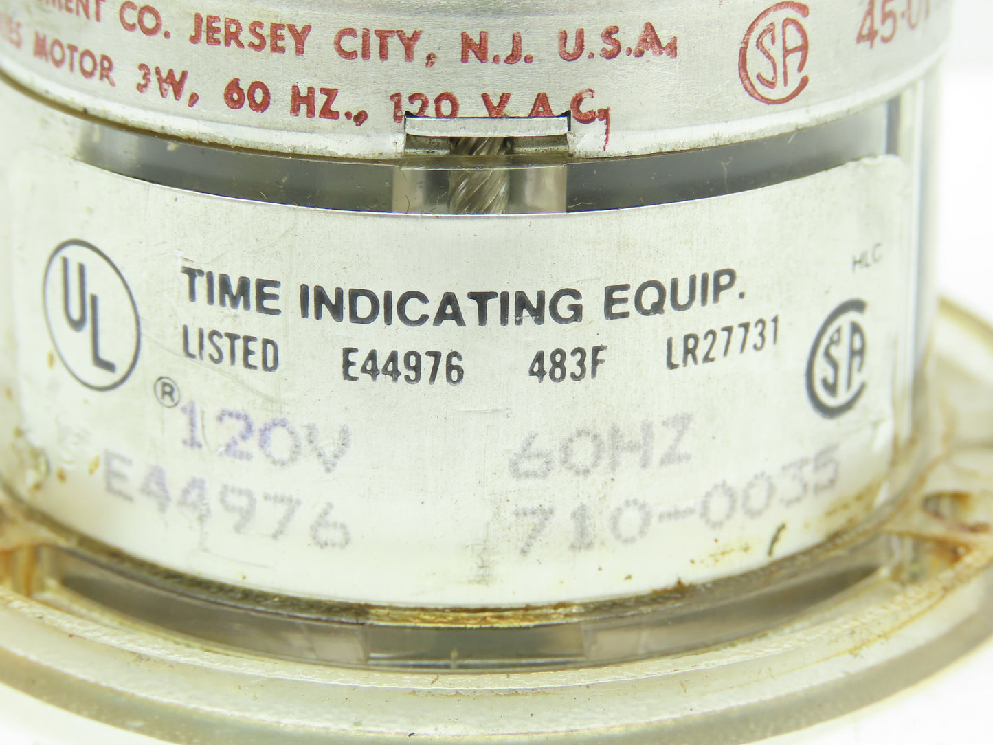 Stemco Emgler 710-0035 Hour Meter 120 volt