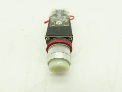 Allen Bradley 800MR-PT16K Push-To-Test Pilot Light WHITE 22mm Ser D Push Button