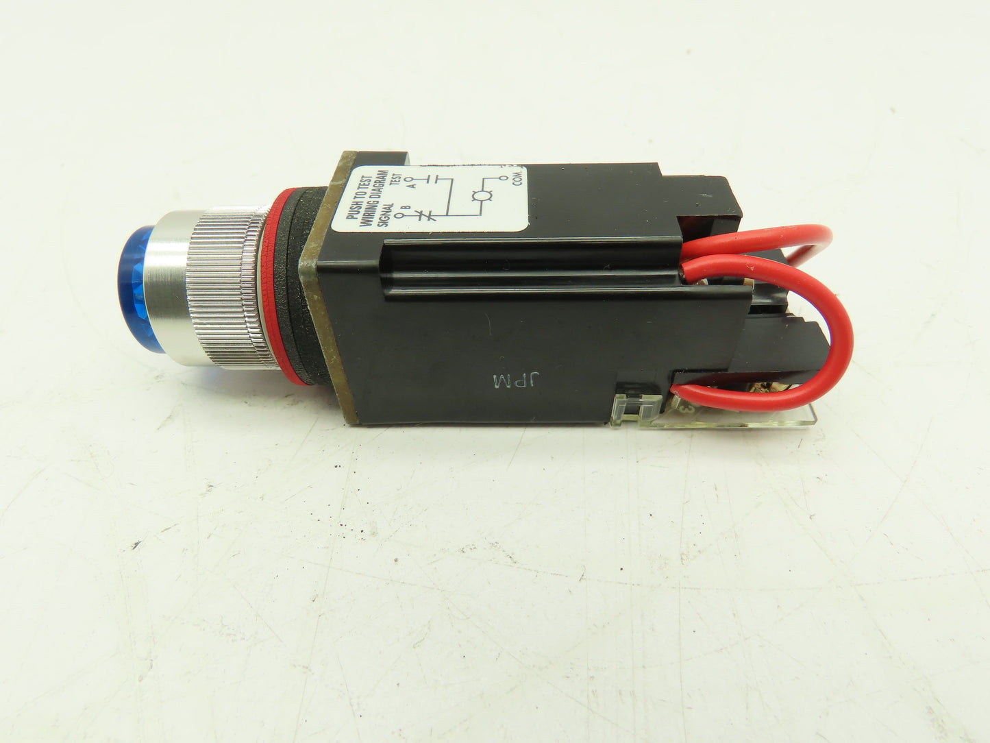 Allen Bradley 800MR-PT16K Push-To-Test Pilot Light BLUE 22mm Ser D Push Button