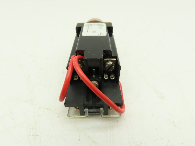 Allen Bradley 800MR-PT16K Push-To-Test Pilot Light BLUE 22mm Ser D Push Button