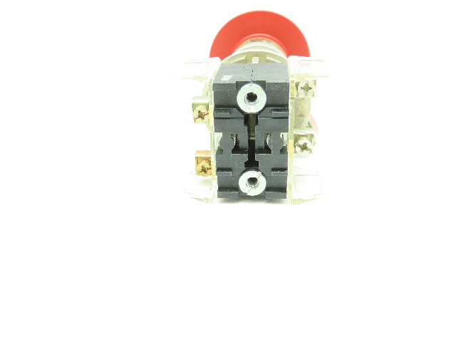 Allen Bradley Mushroomhead Push Button RED STOP Switch Ser C Momentary 2NC