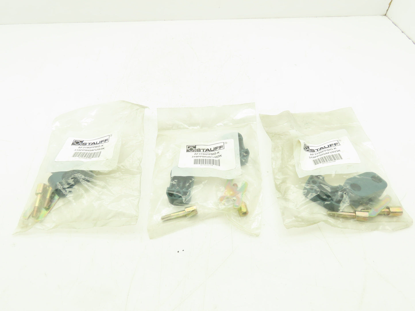 Stauff AF3190PPSIG-K Tube Weld Plate Clamp Kit 3/4"  LOT OF 3