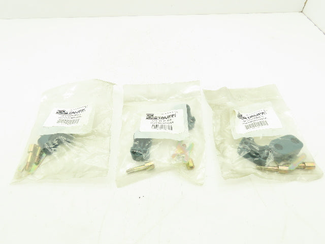Stauff AF3190PPSIG-K Tube Weld Plate Clamp Kit 3/4"  LOT OF 3