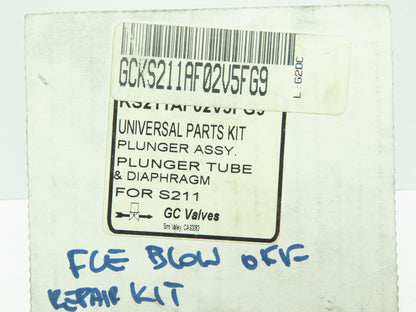 GC Valves GCKS211AF02V5FG9 Parts Kit For S211