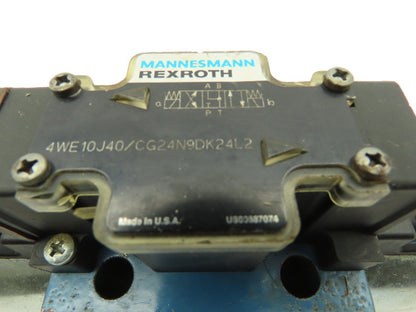 Rexroth 4WE10J40/CG24N9DK24L2  Directional Solenoid Valve 24VDC
