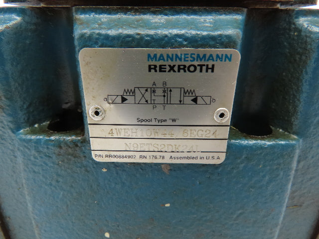 Rexroth 4WE6J61/EG24N9DK24L2,  Z2FS 6-2-43/1QV,  4WEH10W44/6EG24 Valve Stack