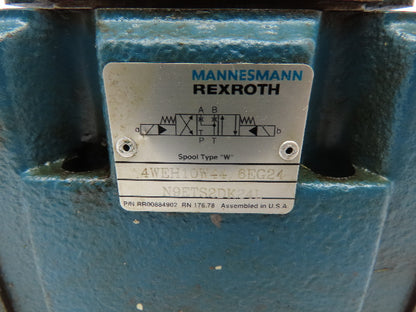 Rexroth 4WE6J61/EG24N9DK24L2,  Z2FS 6-2-43/1QV,  4WEH10W44/6EG24 Valve Stack