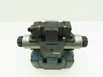 Rexroth 4WE6J61/EG24N9DK24L2,  Z2FS 6-2-43/1QV,  4WEH10W44/6EG24 Valve Stack