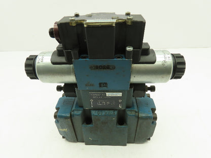 Rexroth 4WE6D61/OFEG24N9DK24L,  Z2FS 6-2-43/1QV,  4WEH10D44/OF6EG24 Valve Stack