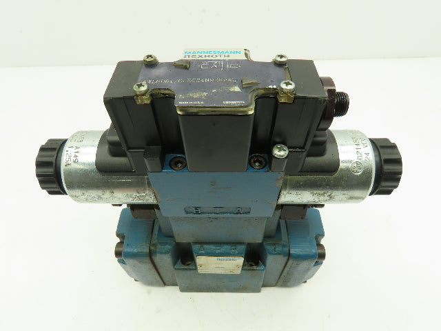 Rexroth 4WE6D61/OFEG24N9DK24L,  Z2FS 6-2-43/1QV,  4WEH10D44/OF6EG24 Valve Stack