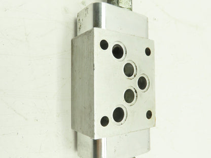 Sun Hydraulics C B D Manifold Sandwich Valve Block W/2 9BH9 RPEC LAN Relief Valves