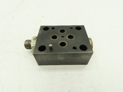 Sun Hydraulics ZVC/S 9FW9 Tap In Manifold