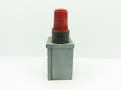 McGuire Dock Controller Indicator Light Box RED/GREEN START/STOP 110V 6x6x4"