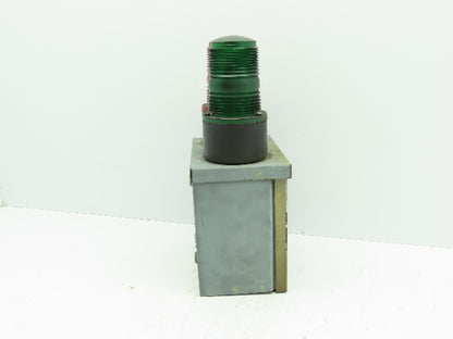 McGuire Dock Controller Indicator Light Box RED/GREEN START/STOP 110V 6x6x4"