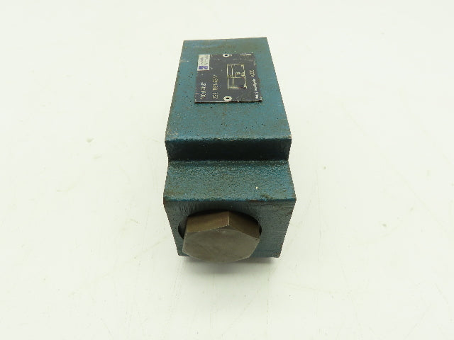 Rexroth Z2S 10B1-32/V  Hydraulic Check Valve, Sandwich Plate