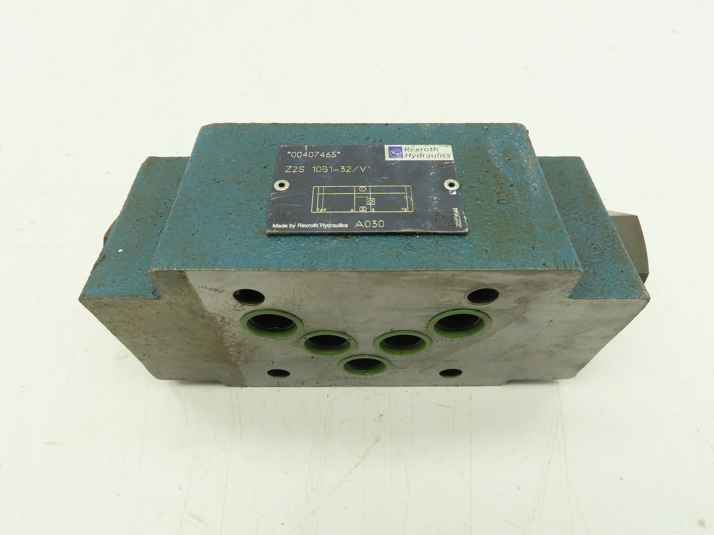 Rexroth Z2S 10B1-32/V  Hydraulic Check Valve, Sandwich Plate