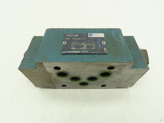Rexroth Z2S 10B1-32/V  Hydraulic Check Valve, Sandwich Plate
