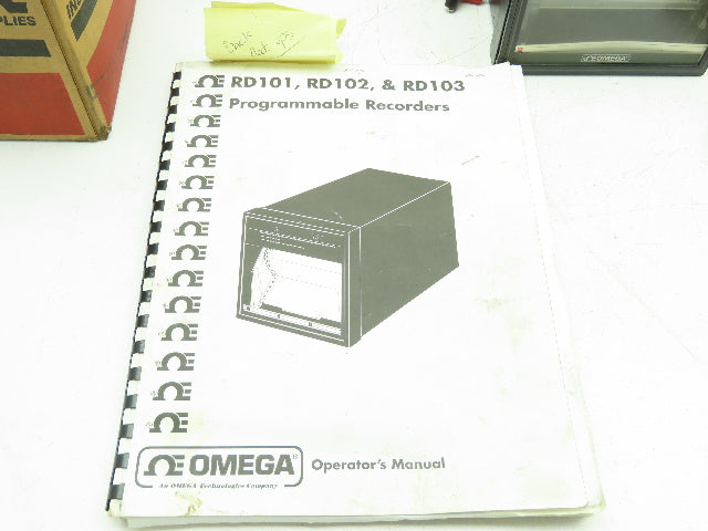 Omega RD100 Programmable Chart Recorder 100mm 115V