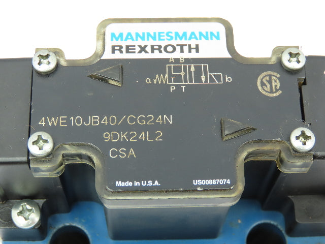 Rexroth 4WE10JB40/CG24N Directional Valve