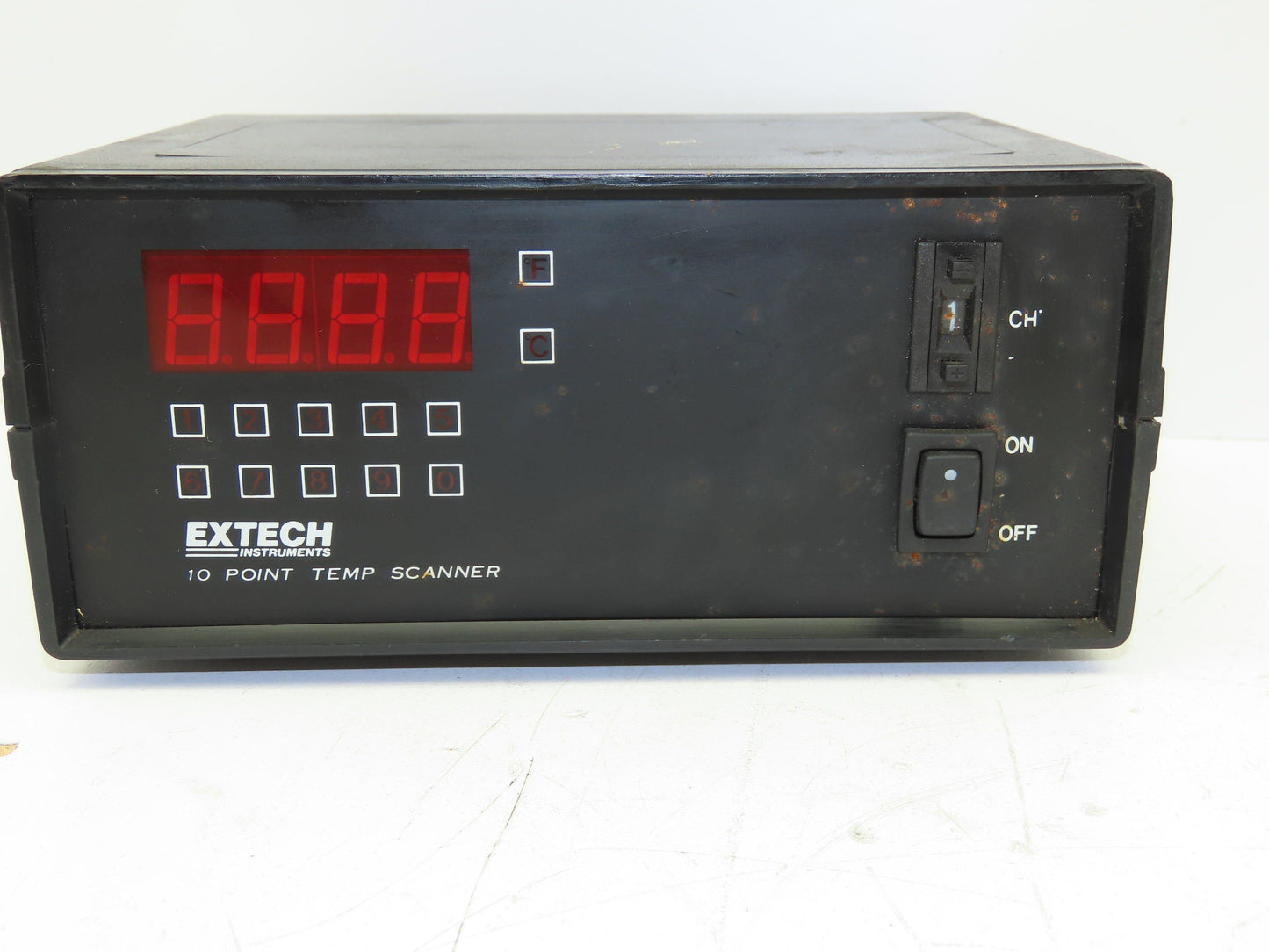 Extech 10 Point Temp Scanner Temperature Indicator Panel Meter