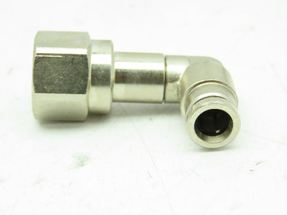 Norgren 	Pneufit 90 Deg Swivel Female Elbow Push Fitting 1/4" Tube 1/4"NPT 10pcs
