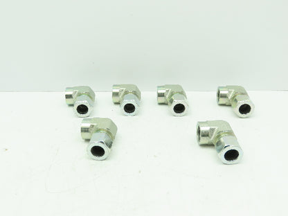 Parker P12BU 90 Deg Elbow Compression Fitting 3/4" Flareless x 3/4"FNPT LOT OF 6