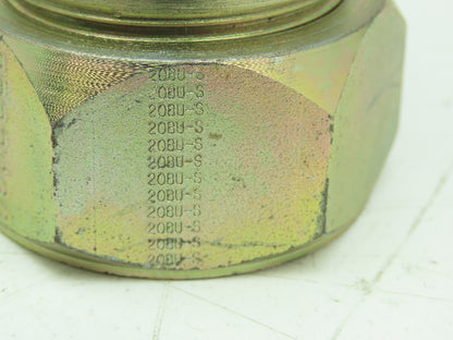 Parker 20DBU 90° Elbow Compression Fitting 1-1/4" Flareless x 1-1/4" NPT Lot of2