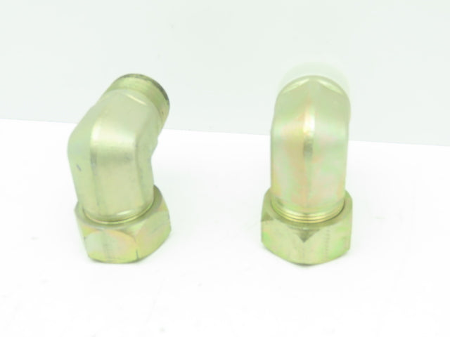 Parker 20DBU 90° Elbow Compression Fitting 1-1/4" Flareless x 1-1/4" NPT Lot of2