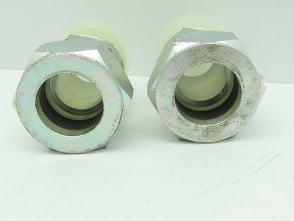 Parker 20FBU Straight Compression Fitting 1-1/4" Flareless x 1-1/4" NPT Lot of2