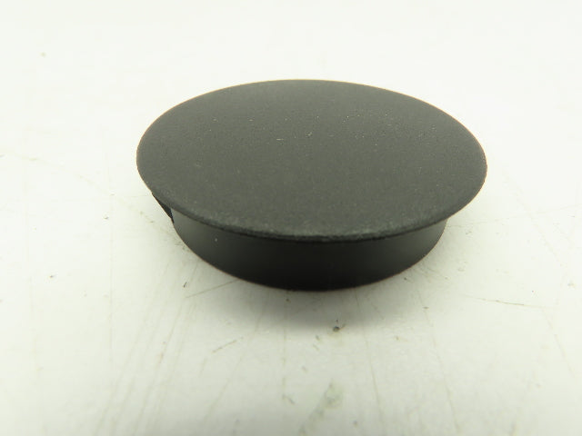 Black Plastic Round Tube Hole Plug Insert Pipe End Cap Cover Head 45mm LOT OF 85