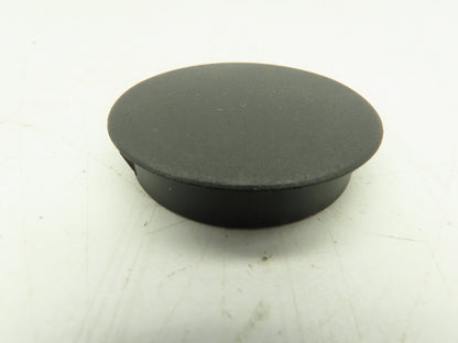 Black Plastic Round Tube Hole Plug Insert Pipe End Cap Cover Head 45mm LOT OF 85