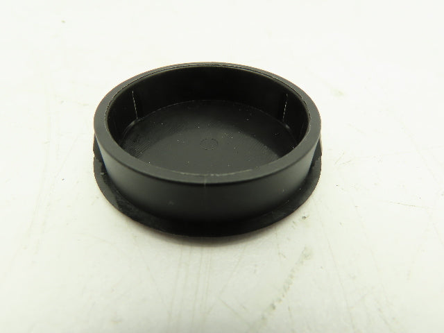 Black Plastic Round Tube Hole Plug Insert Pipe End Cap Cover Head 45mm LOT OF 85