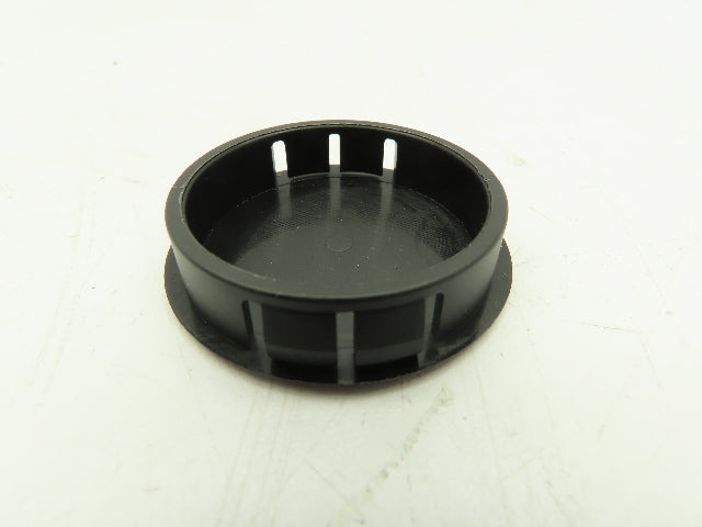 Black Plastic Round Tube Hole Plug Insert Pipe End Cap Cover Head 45mm LOT OF 85