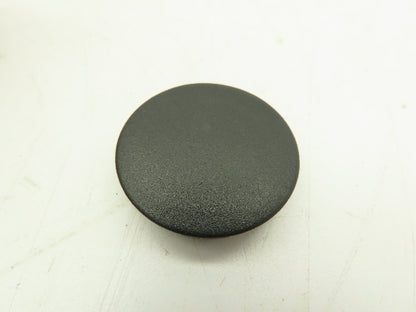 Black Plastic Round Tube Hole Plug Insert Pipe End Cap Cover Head 45mm LOT OF 85