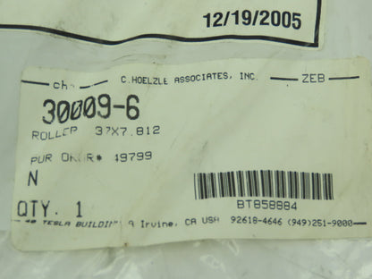 Zebra 170PAX Printer Roller 0.37" OD x 7.812"L   Replacement Part 30009-6