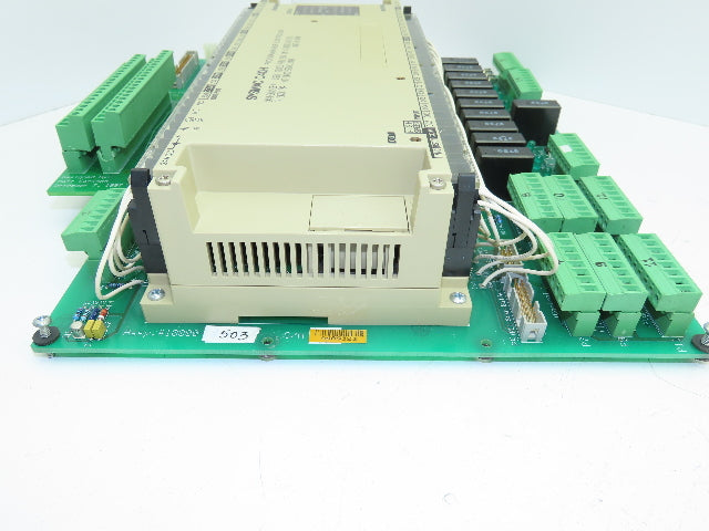 View Engineering #10000-503 Wiring Panel 8100 W/Omron SYSMAC C40H Controller