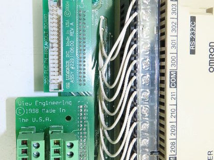 View Engineering #10000-503 Wiring Panel 8100 W/Omron SYSMAC C40H Controller