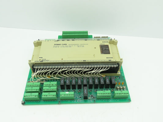 View Engineering #10000-503 Wiring Panel 8100 W/Omron SYSMAC C40H Controller