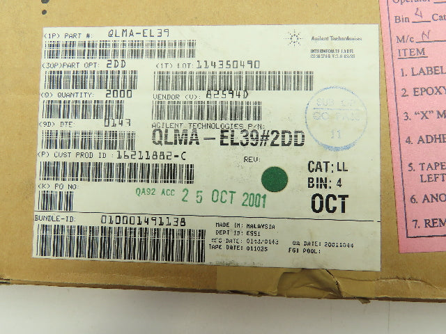Agilent Technologies QLMA-EL39#2DD Micro Light Bulbs Lot of 2000