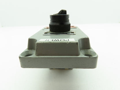 Killark Hubbell XCS-0S2A1 Control Station Cover Selector Switch 2-Pos OFF/ON