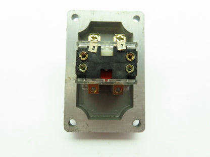Killark Hubbell XCS-0S2A1 Control Station Cover Selector Switch 2-Pos OFF/ON