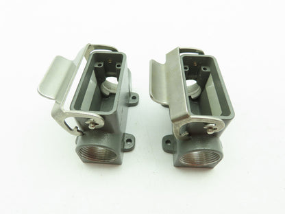 GW Connect 16B Box Mount Base Aluminum Connector Side Entry M25  LOT OF 2