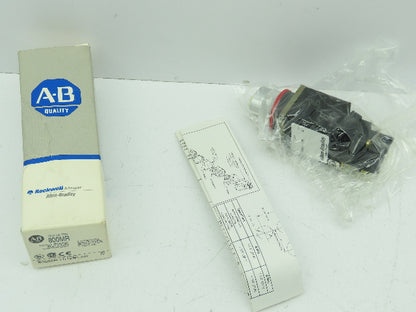 Allen Bradley 800MR-HH2BLAK/C Series C 2-Position Black Selector Switch