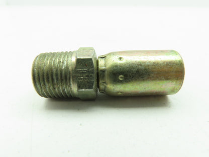 Eaton 05E-106 Coll-O-Crimp Male Rigid Fitting 5/16" Hose ID x 3/8" NPT  LOT OF 2