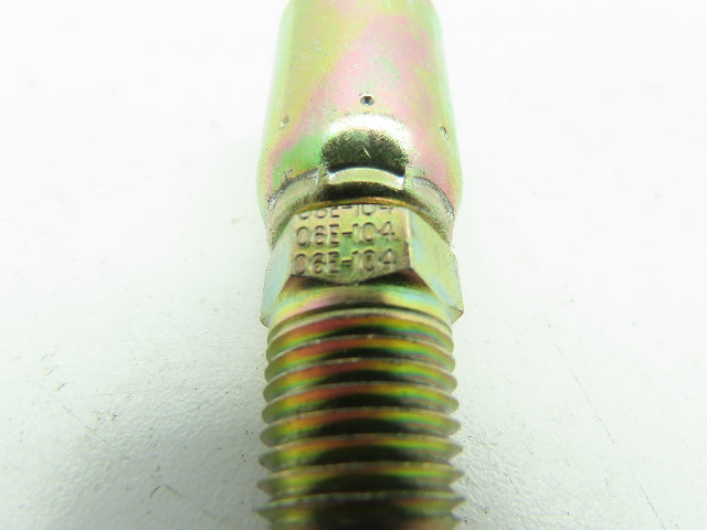 Eaton 06E-104 Coll-O-Crimp Male Rigid Fitting 3/8" Hose ID x 1/4" NPT  LOT OF 5