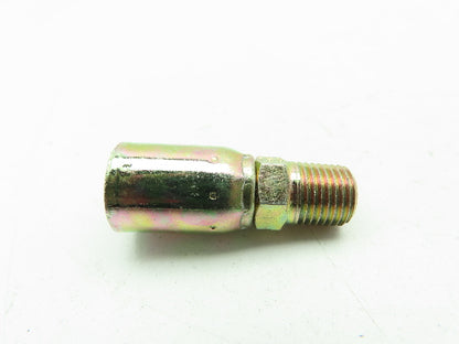 Eaton 06E-104 Coll-O-Crimp Male Rigid Fitting 3/8" Hose ID x 1/4" NPT  LOT OF 5